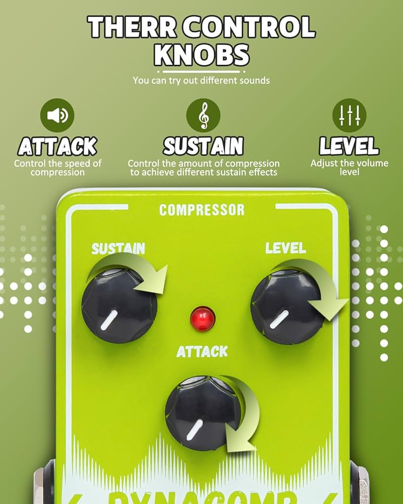 Amazon | STRICH コンプレッサー エフェクター DYNACOMP アナログ回路